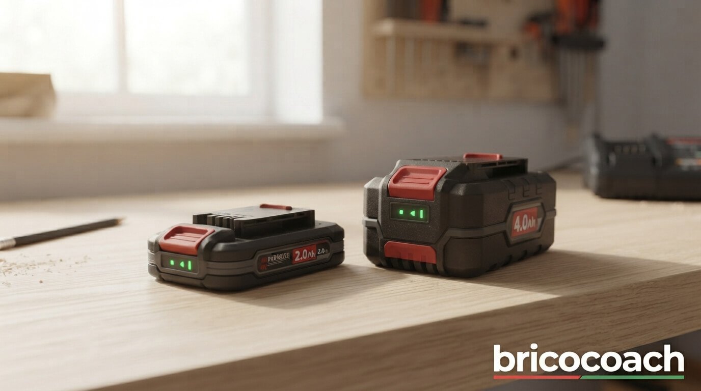 Comparatif batteries Parkside X20V : 2Ah vs 4Ah vs 8Ah - Guide d'achat 2026