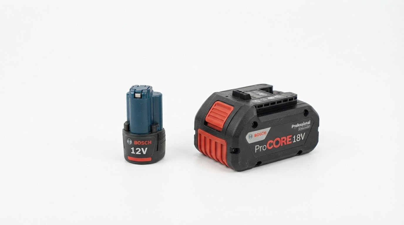 Tableau comparatif des batteries Bosch 12V et ProCore